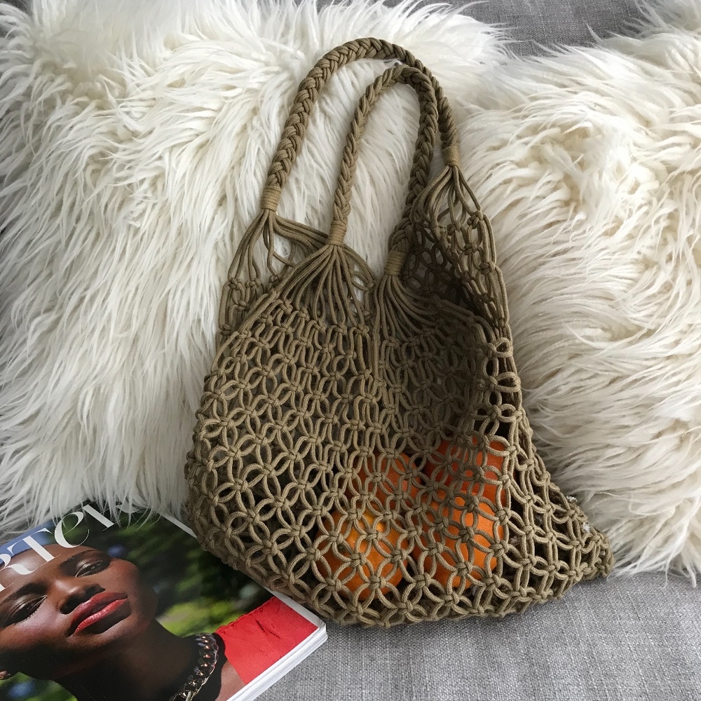 Handmade Macramé Tote